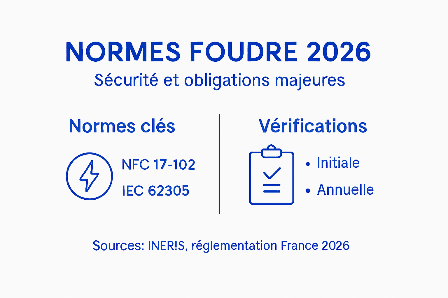 Infografía: Todo lo que necesitas saber sobre normas y controles para la protección contra rayos