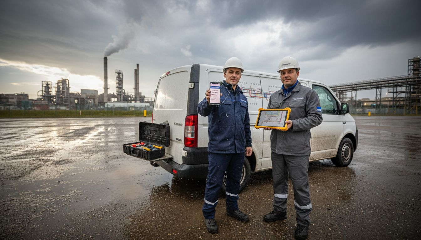 Les techniciens interviennent sur le terrain pour gérer les alertes liées à la foudre.