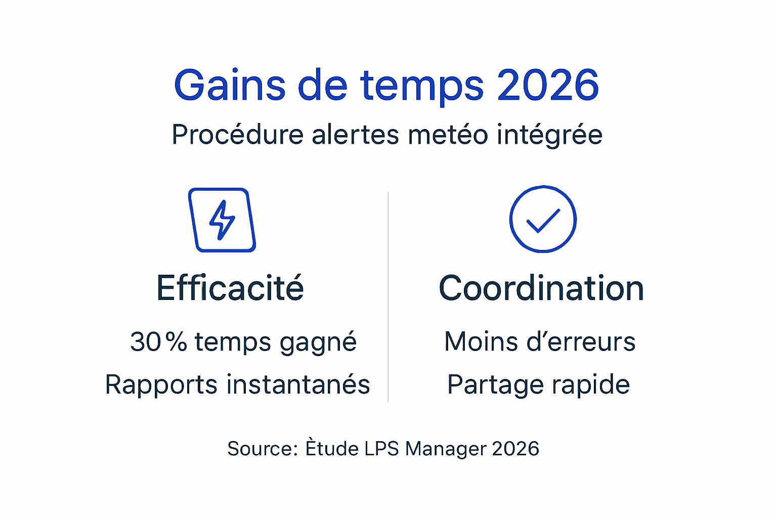 Infographie : comment les alertes météo font gagner un temps précieux dans la gestion des procédures