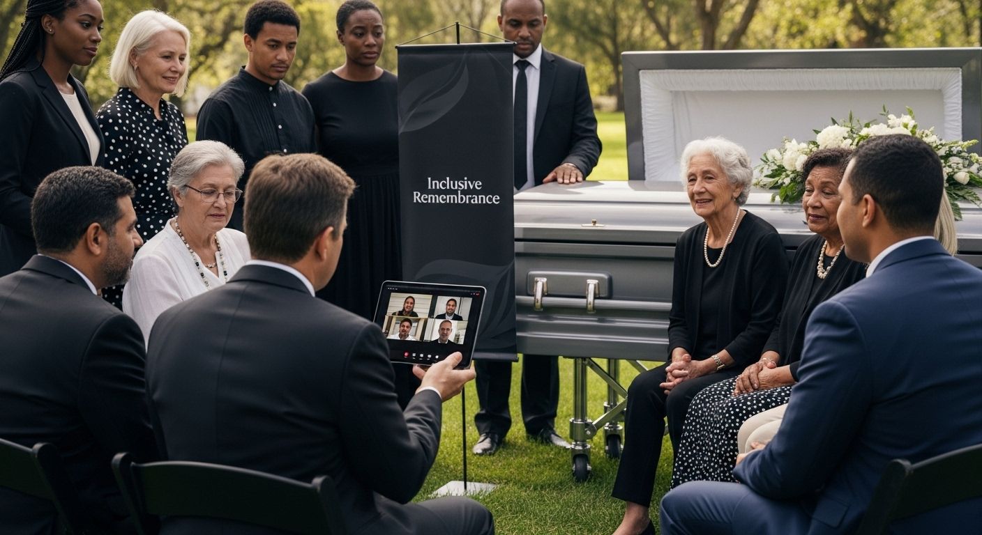 inclusive outdoor funeral
