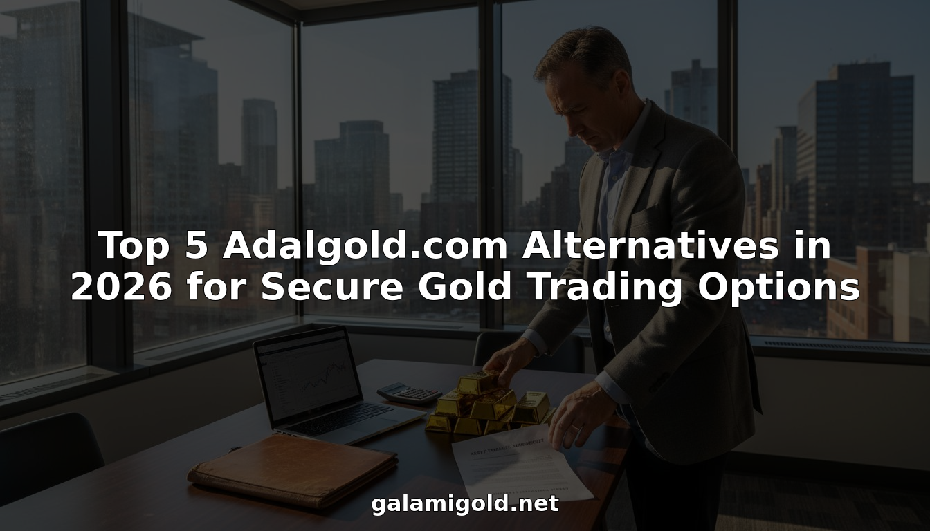 Portfolio manager reviews gold bars and contract