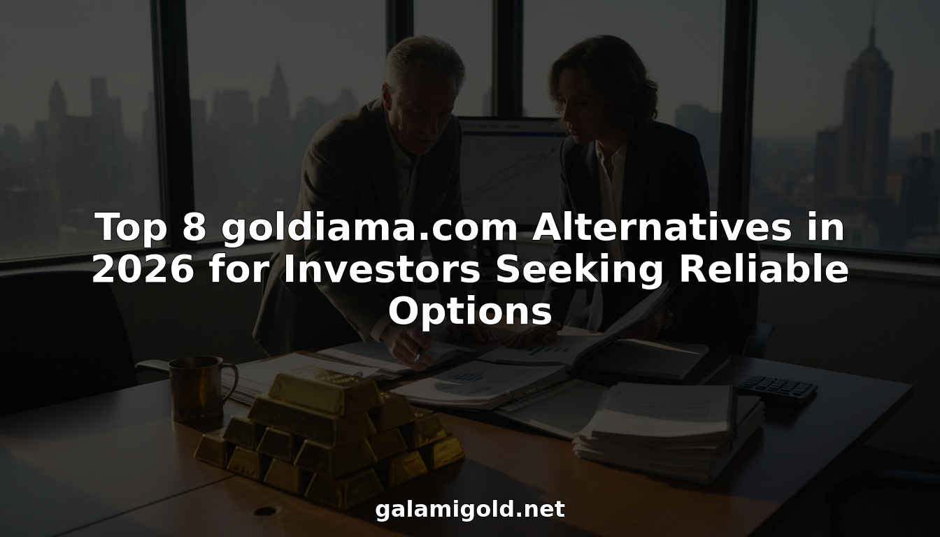 Investors meeting in office with gold bars and city view