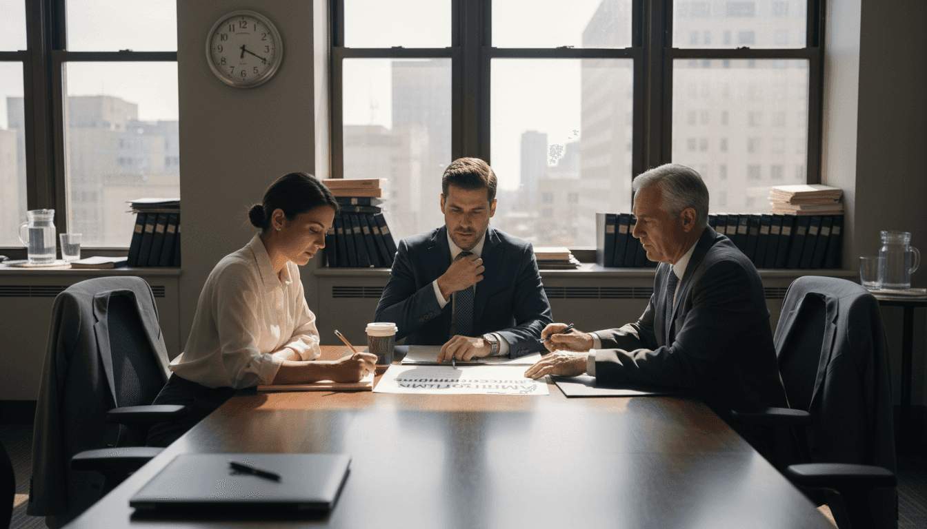 Team discussing gold trading AML compliance