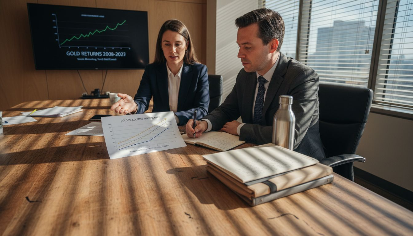 Analysts discuss gold versus equities performance