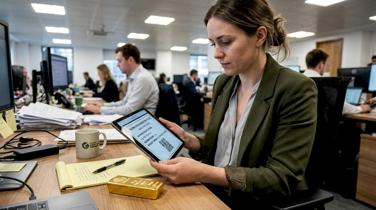 Compliance checking gold digital certificate