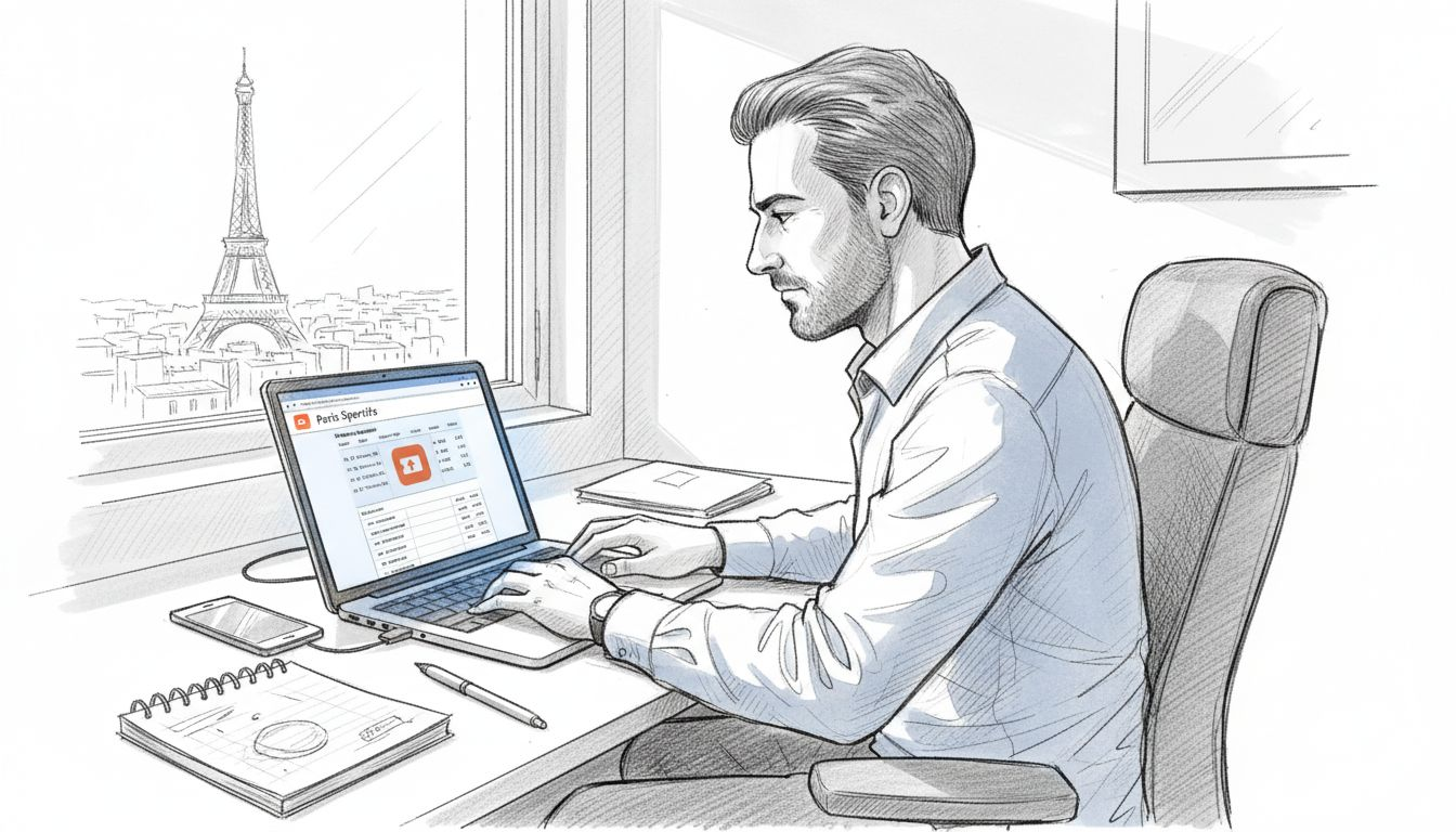 Un homme s’assure de la fiabilité des plateformes de paris sportifs à l’international.