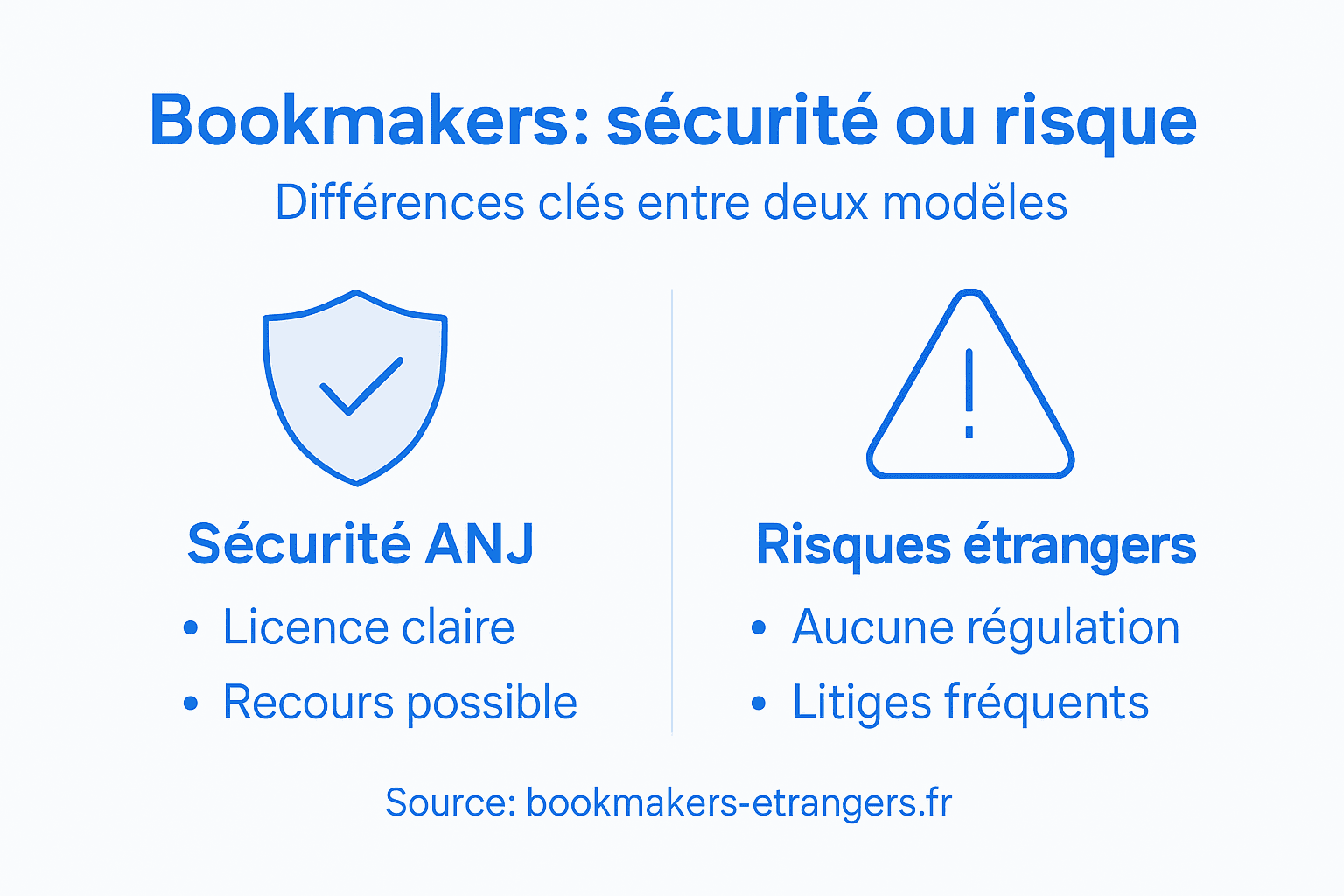 Infographie : comment l’ANJ protège les joueurs face aux risques liés aux opérateurs étrangers