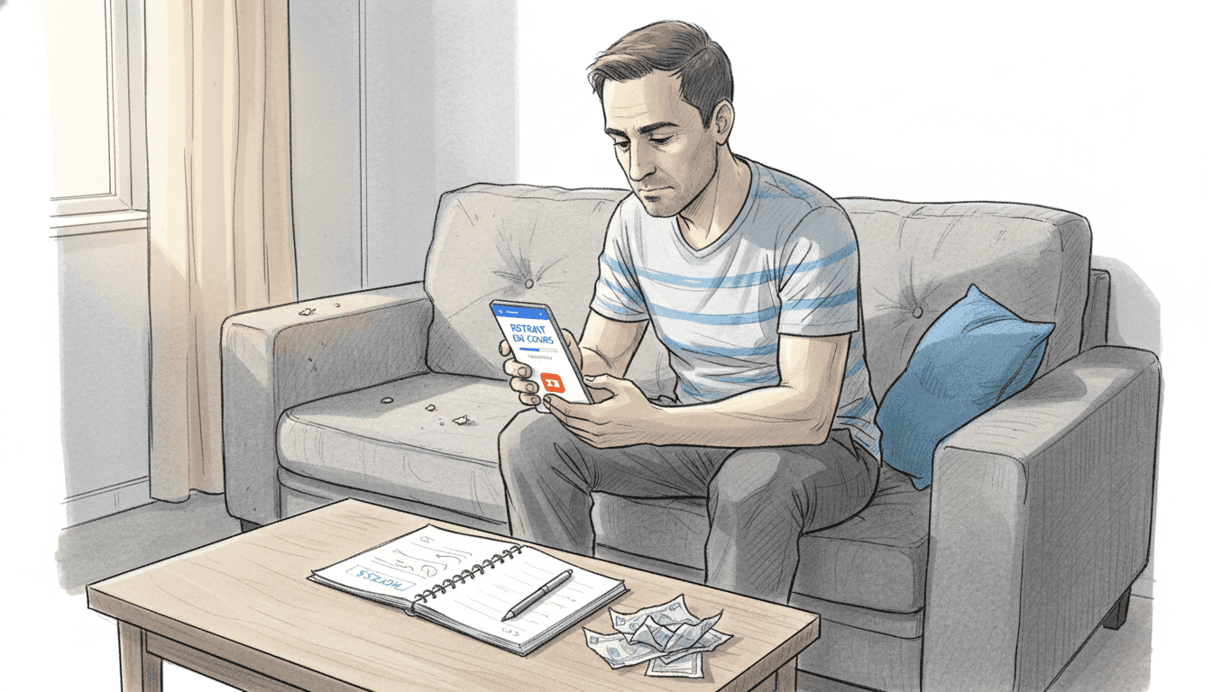 Un joueur attend que son retrait soit validé par le bookmaker dans le salon.