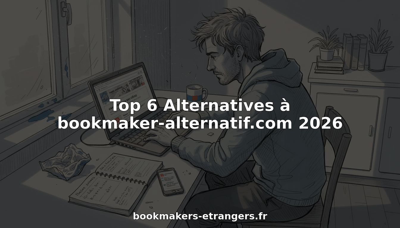 Un homme installé à une table encombrée, en train de comparer les offres des différents sites de paris en ligne.