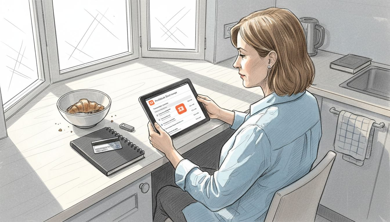 Une femme effectue un paiement chez un bookmaker en utilisant son portefeuille électronique.