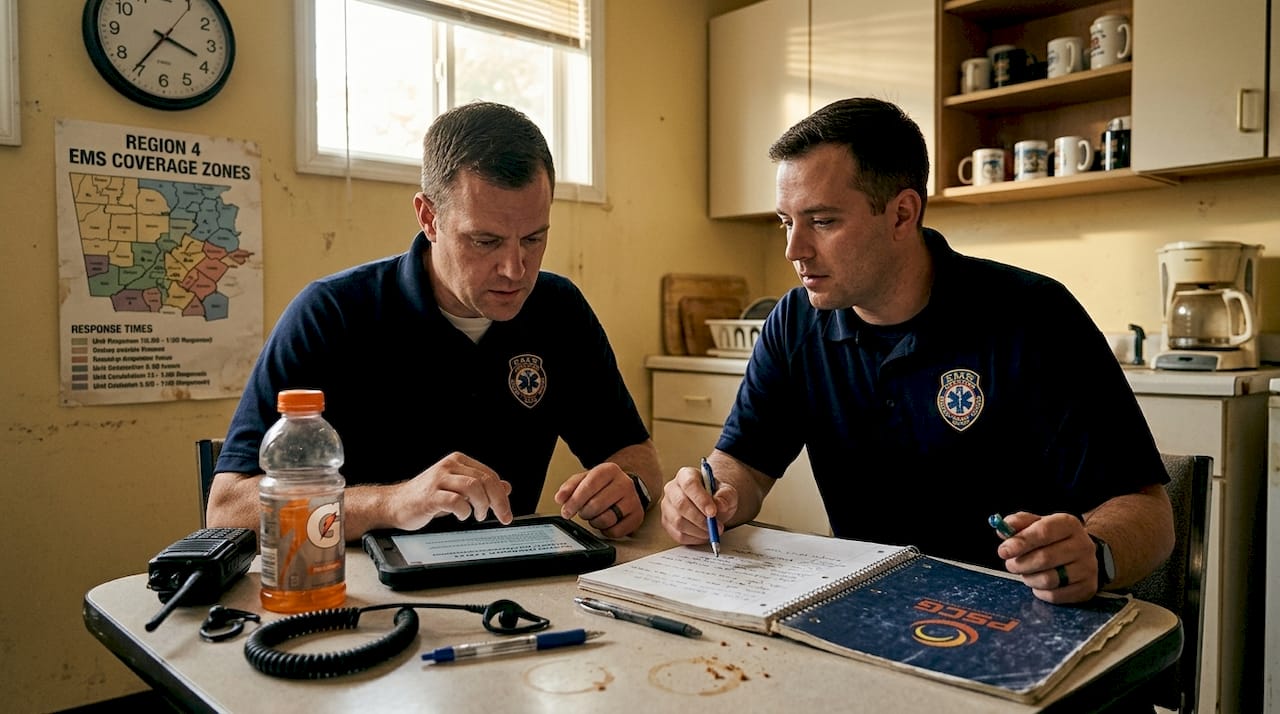 EMS team leads reviewing coverage plans