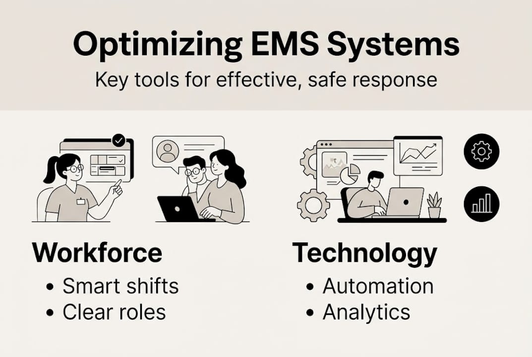 Infographic shows EMS system optimization strategies