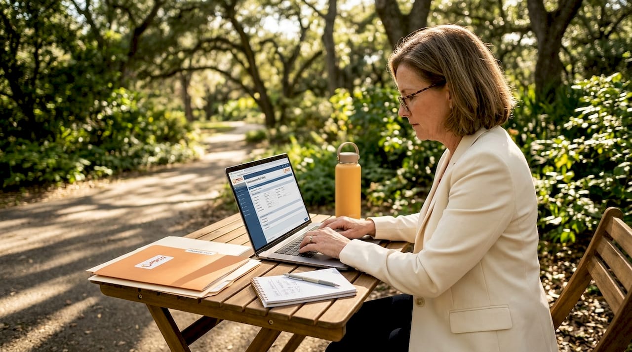 Finance manager tracking EMS cost reimbursement