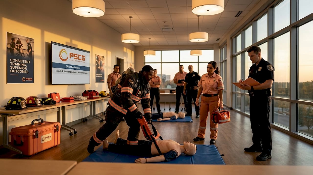 Public safety team training practical skills