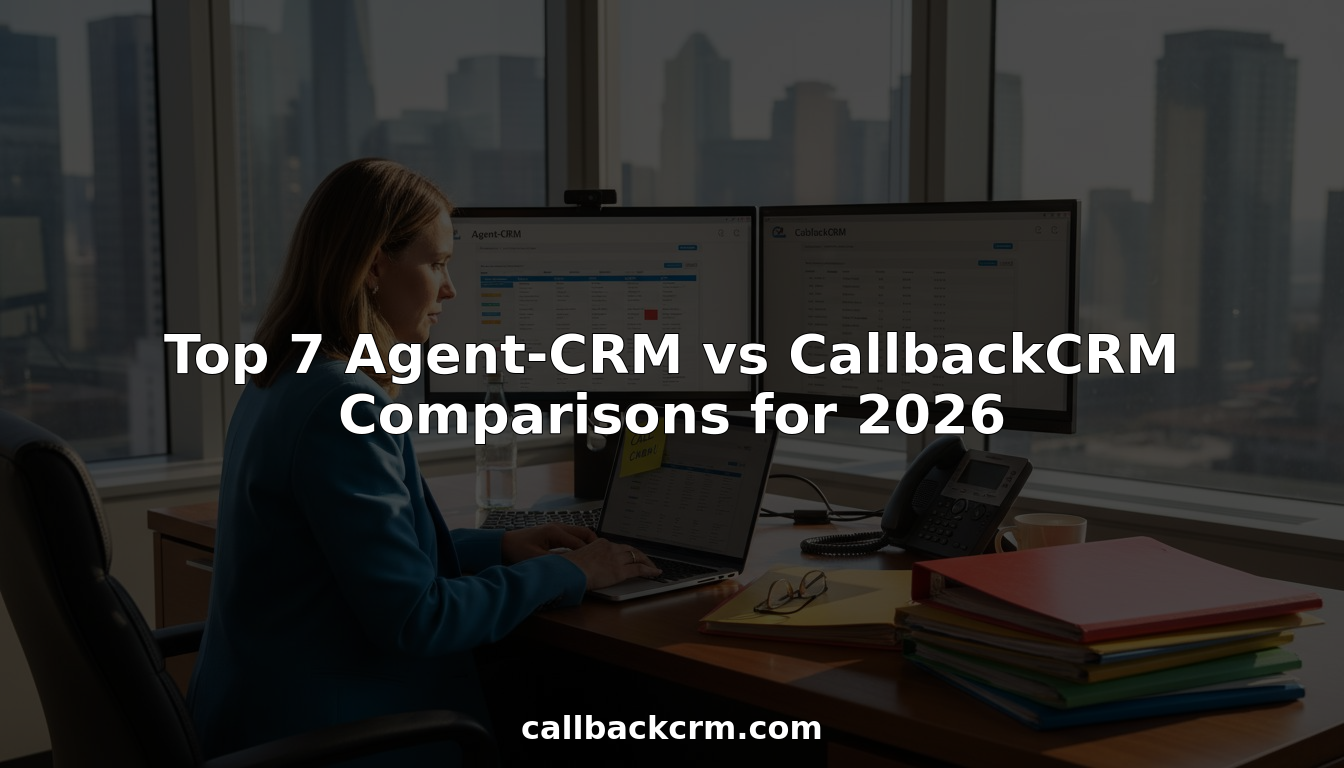 Insurance agent comparing CRM dashboards at office desk