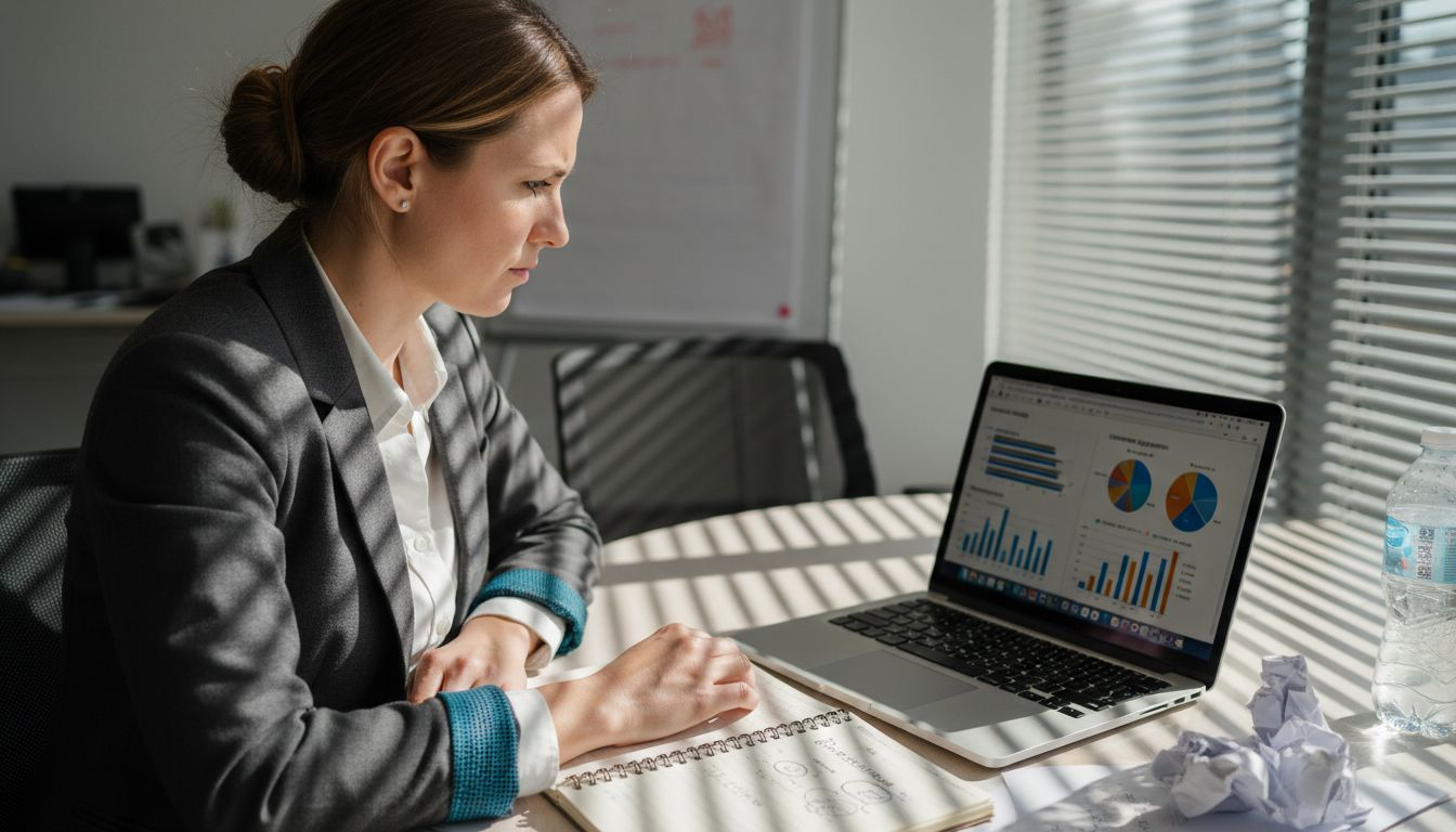 Analyst segmenting email lists with AI