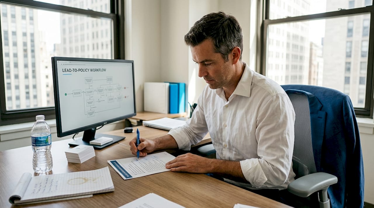 Sales automation checklist for insurance agents 2026