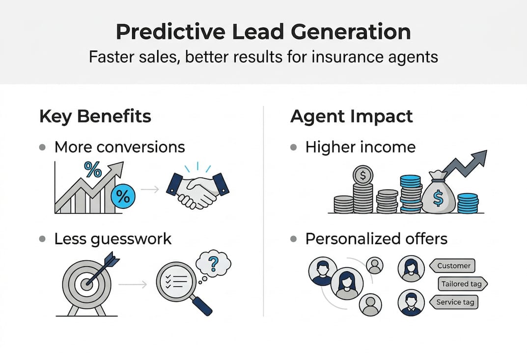 Infographic highlights predictive lead generation benefits