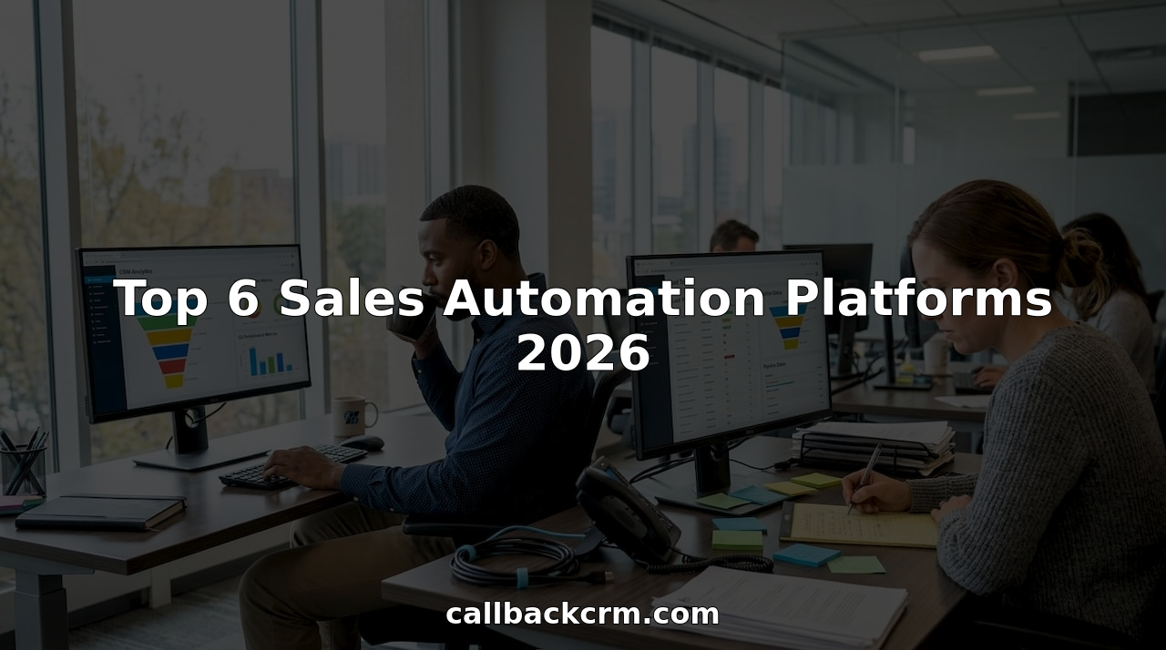 Sales professionals using sales automation dashboards