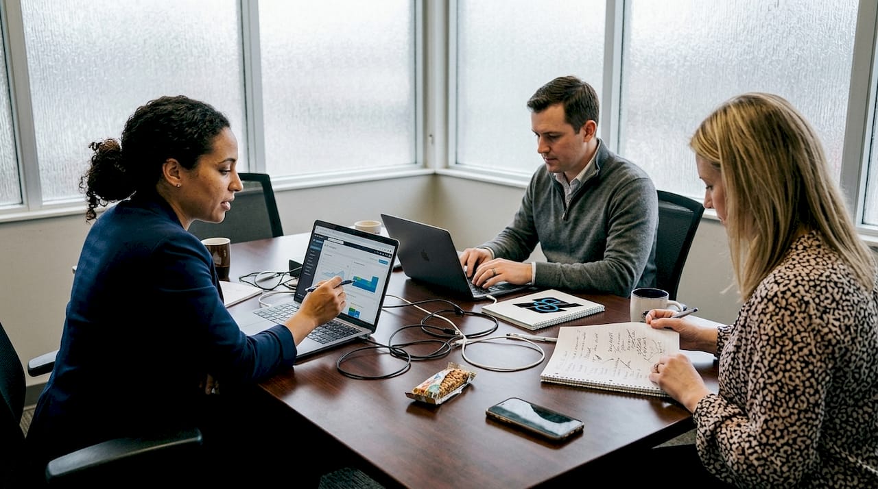 Team setting up insurance AI tools