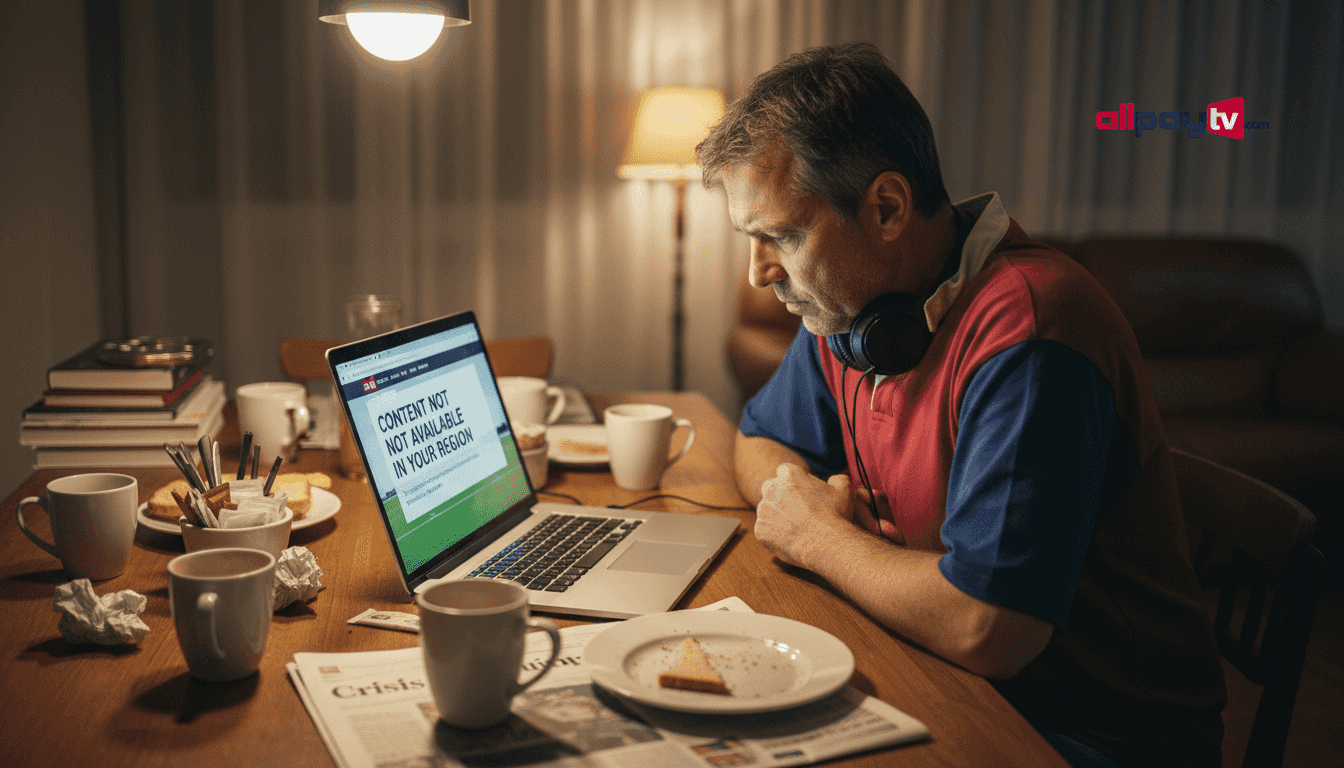 Rugby fan blocked by streaming restrictions