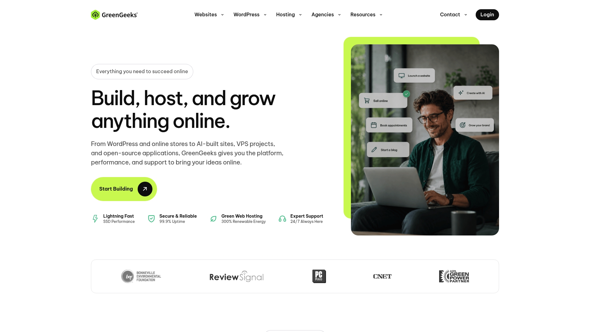 GreenGeeks Eco-Friendly Web Hosting