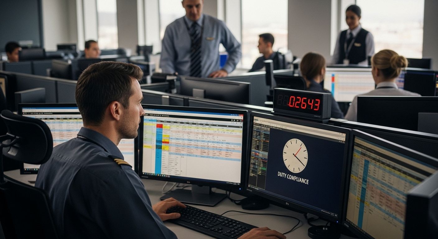 airline operations crew scheduling