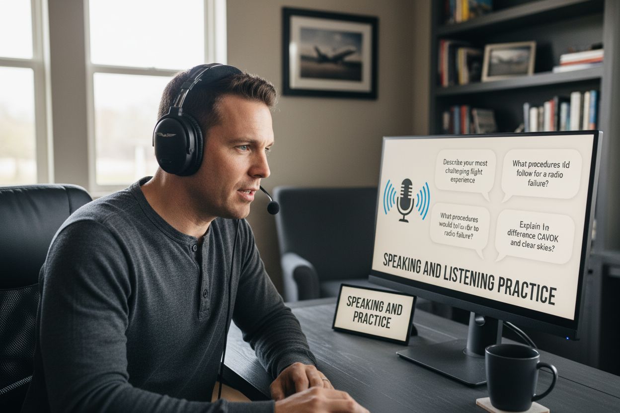speaking listening ICAO language test