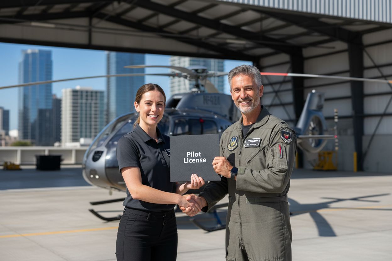 helicopter pilot licence achievement