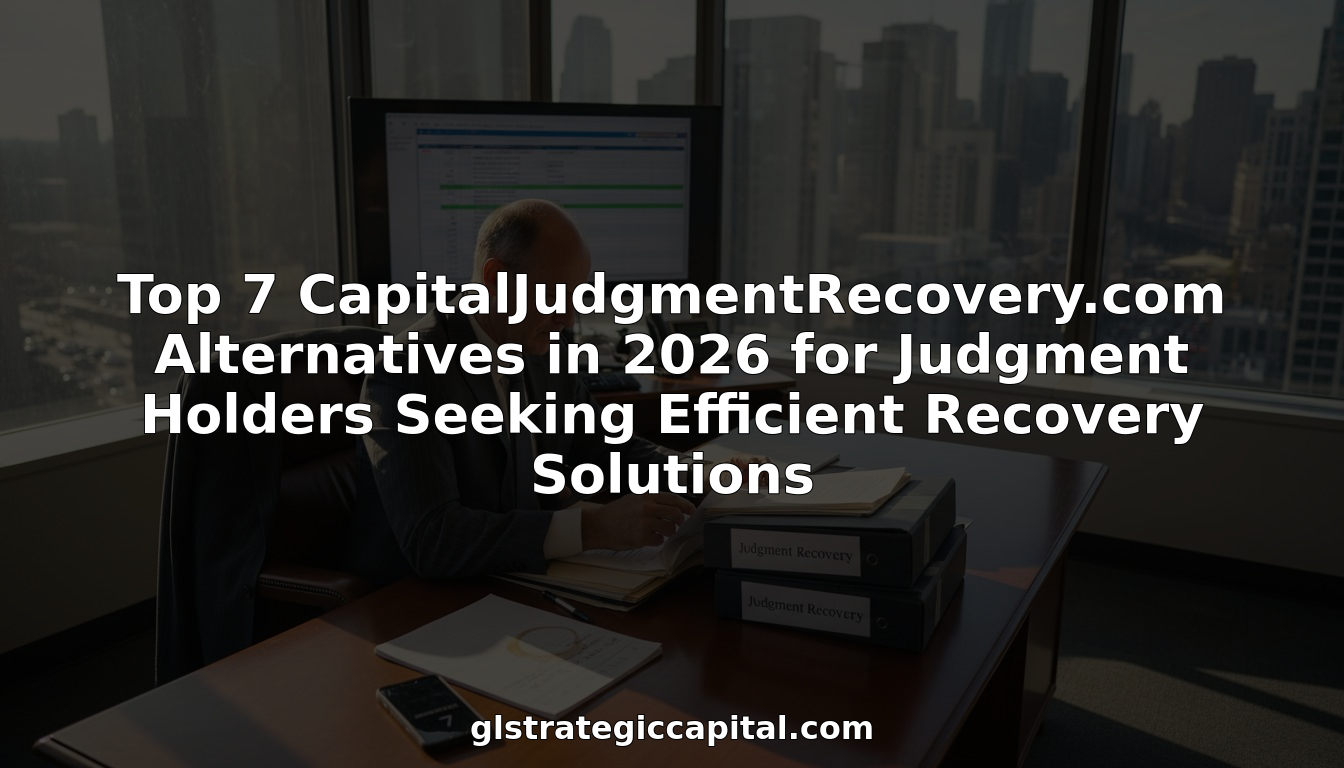 Top 7 CapitalJudgmentRecovery.com Alternatives in 2026 for Judgment Holders Seeking Efficient Recovery Solutions