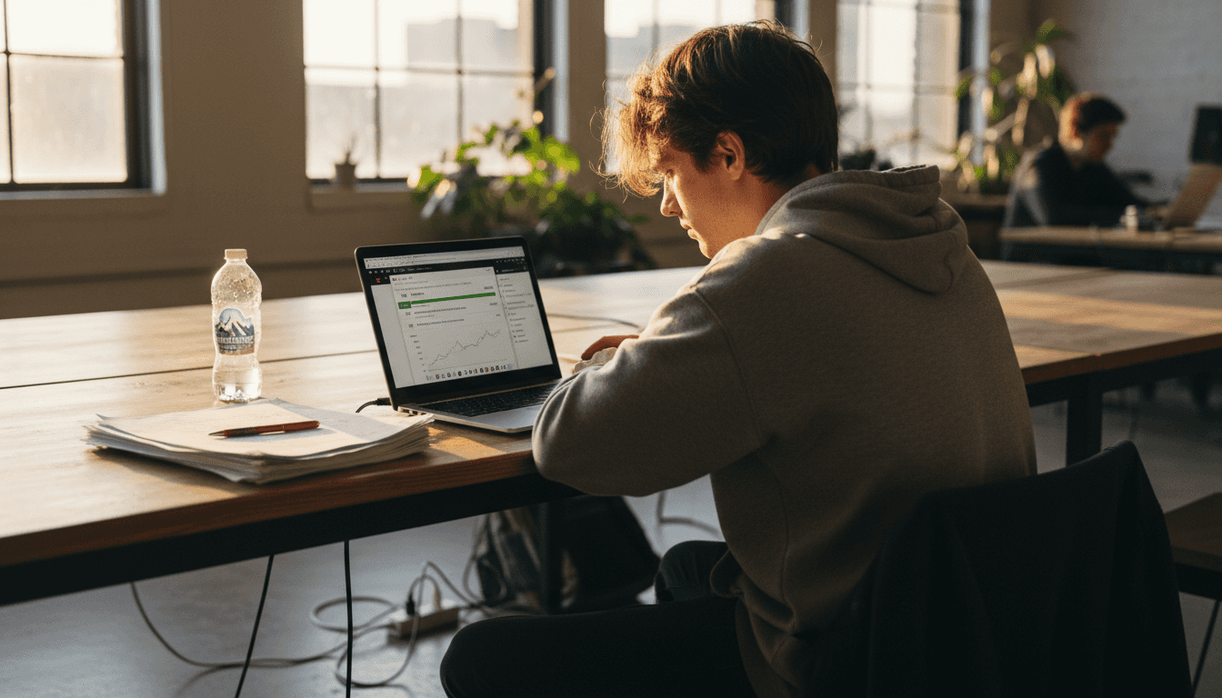 Writer optimizing website content for SEO