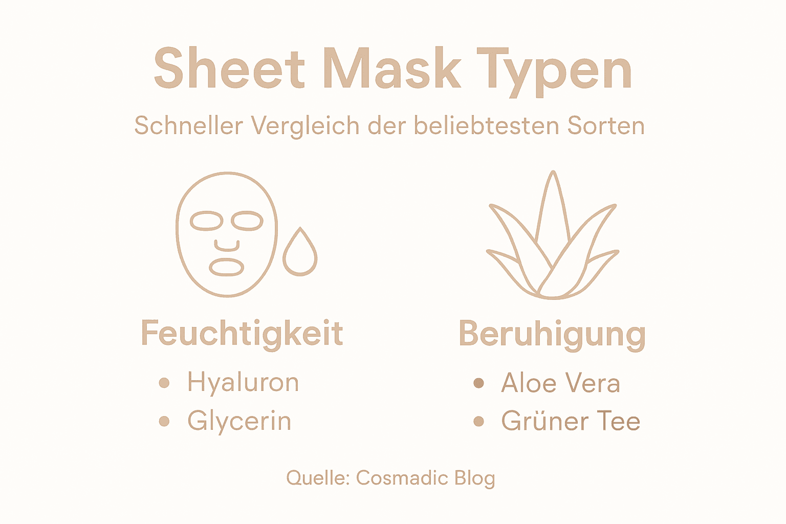 Übersicht: Die verschiedenen Arten von Sheet Masks im direkten Vergleich