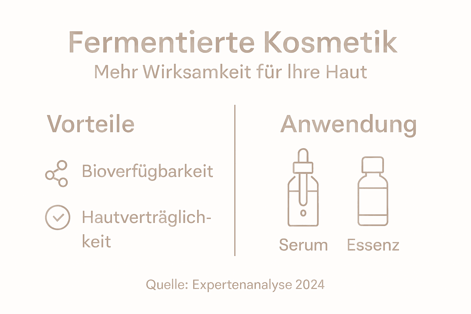 Infografik: Warum fermentierte Kosmetik Ihrer Haut guttut