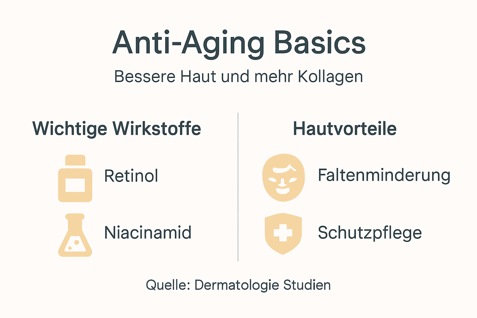 Übersicht der wichtigsten Anti-Aging-Wirkstoffe und ihrer Vorteile