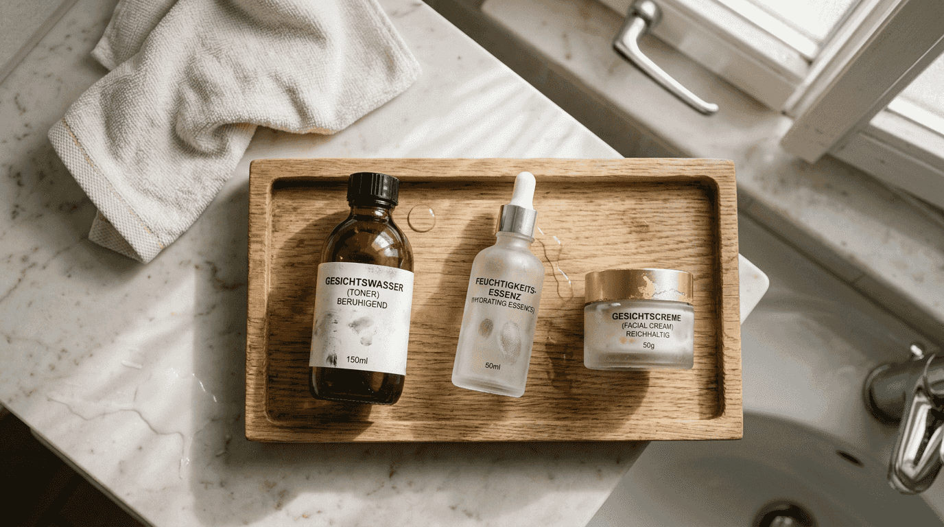 Pflegeprodukte, die auf die Bedürfnisse unterschiedlicher Hauttypen abgestimmt sind