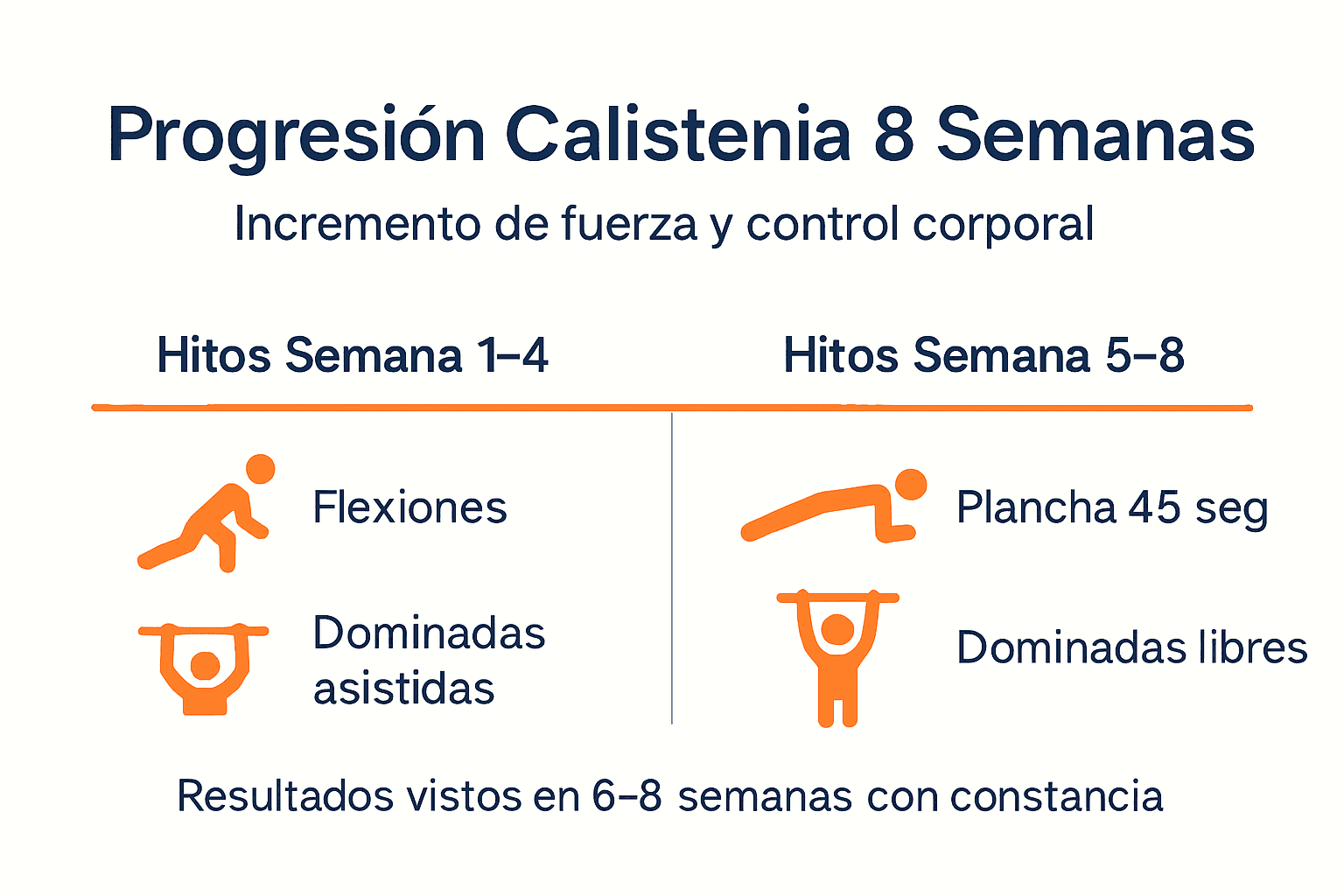 Infografía destaca los logros más importantes en calistenia