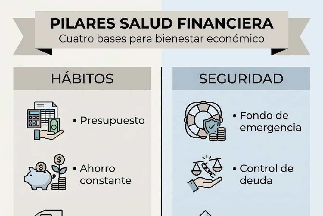Infografía: los fundamentos esenciales para una buena salud financiera