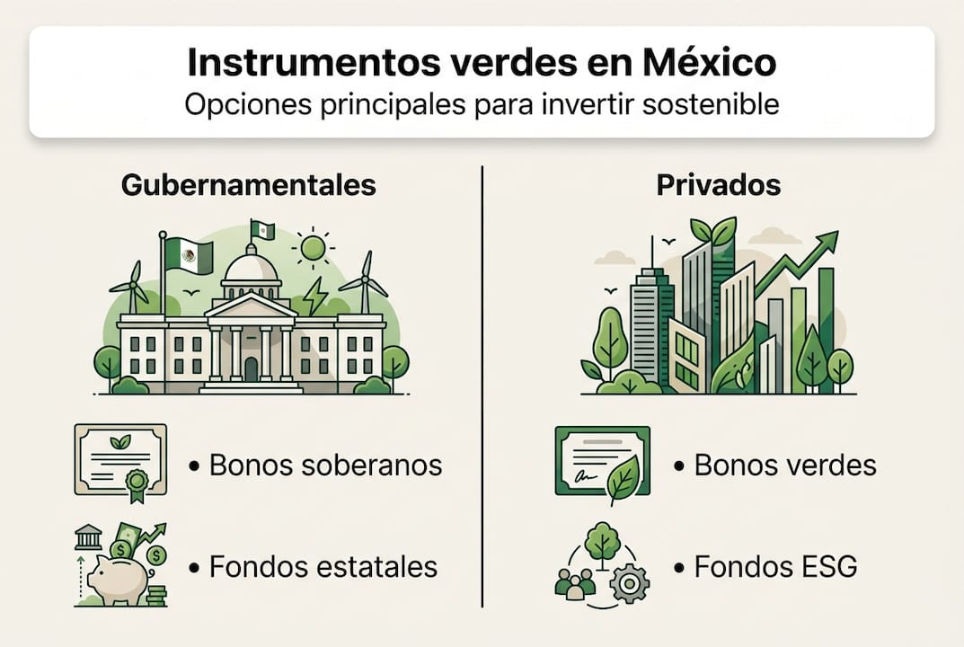 Infografía: Los instrumentos financieros verdes más destacados en México