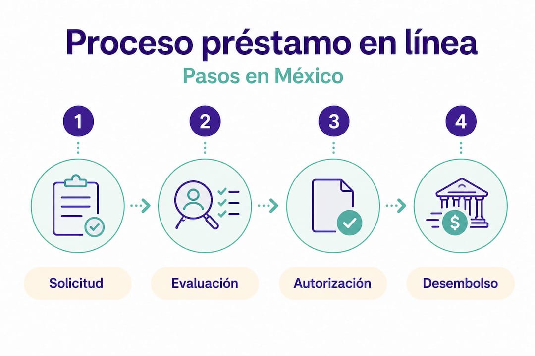 Guía visual: Cómo solicitar un préstamo en línea en México paso a paso
