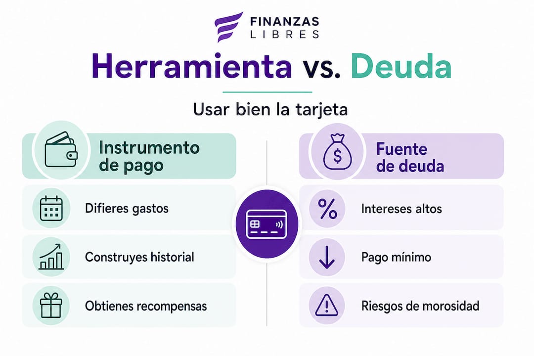 Infografía: ¿Para qué sirven las tarjetas y qué riesgos implican?