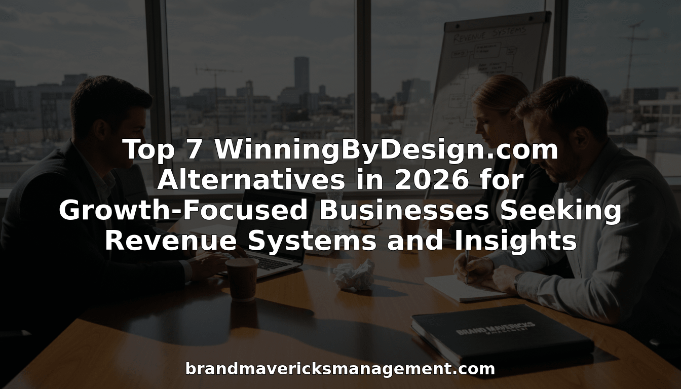 Top 7 WinningByDesign.com Alternatives in 2026 for Growth-Focused Businesses Seeking Revenue Systems and Insights