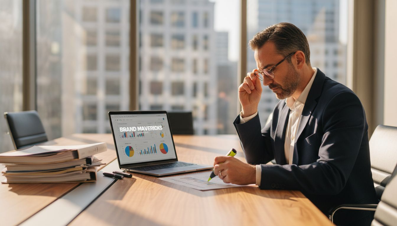 Director checks margin leak analysis reports