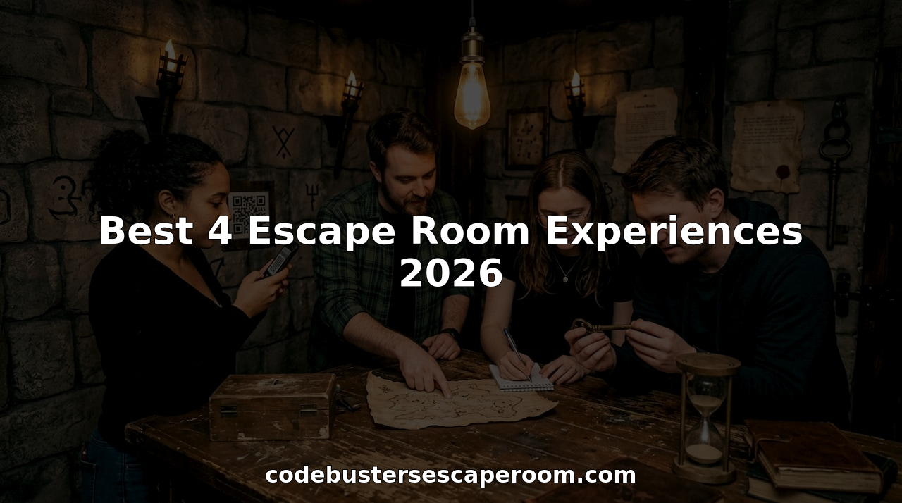 Best 4 Escape Room Experiences 2026