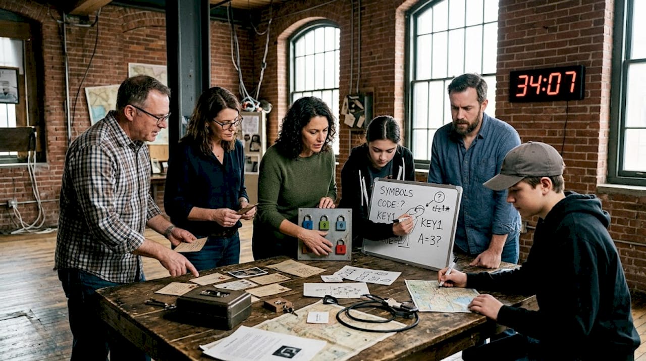 Explore diverse puzzle challenges for escape room success