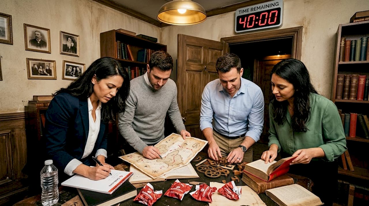 Colorado Springs team collaborates in escape room