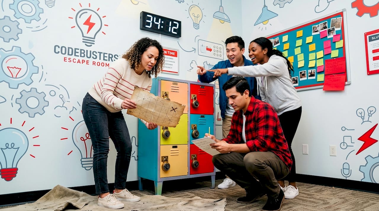 Role of collaboration in escape rooms: a guide for groups