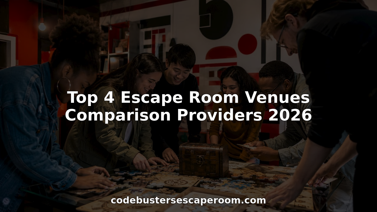 Top 4 Escape Room Venues Comparison Providers 2026