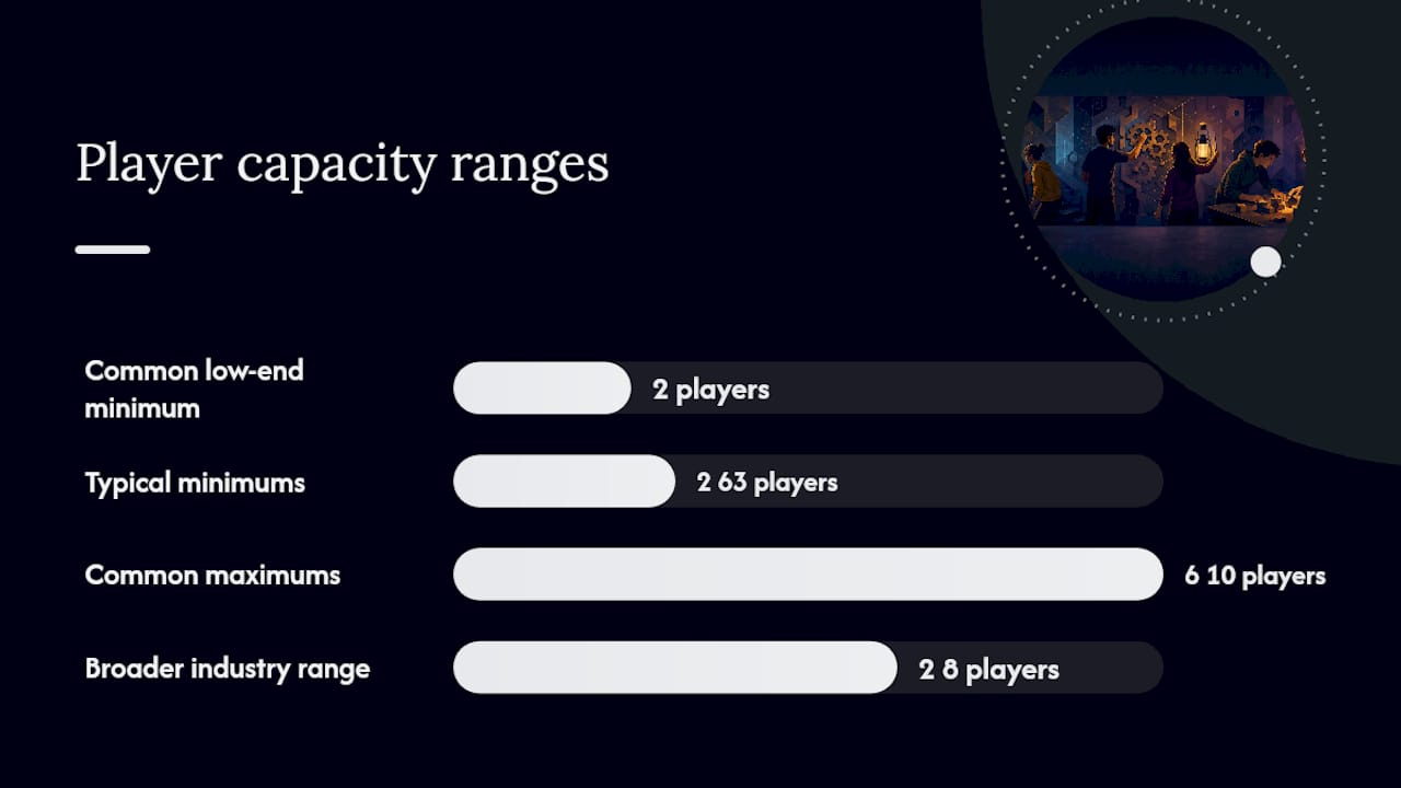 Escape room minimum and maximum player ranges
