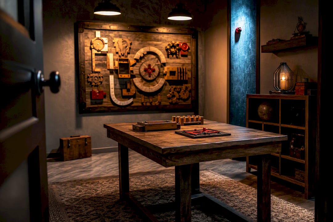 Themed escape room prepared for families