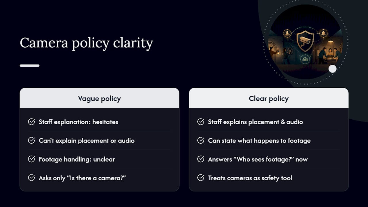 Why Vague Camera Policies Are the Real Red Flag — overview diagram